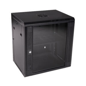 LinkQnet 12U SINGLE SEC 600X450MM,1FAN,1SHELF,FLAT PACK