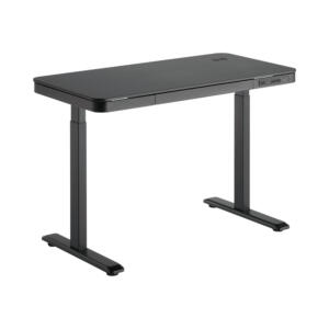 LinkQnet BRACKET ELECTRIC SIT STAND DESK,WLESS, (BLACK)