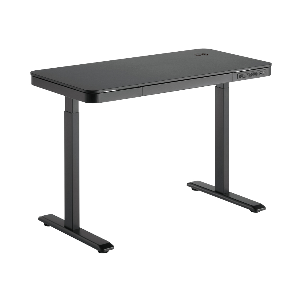 LinkQnet BRACKET ELECTRIC SIT STAND DESK,WLESS, (BLACK)
