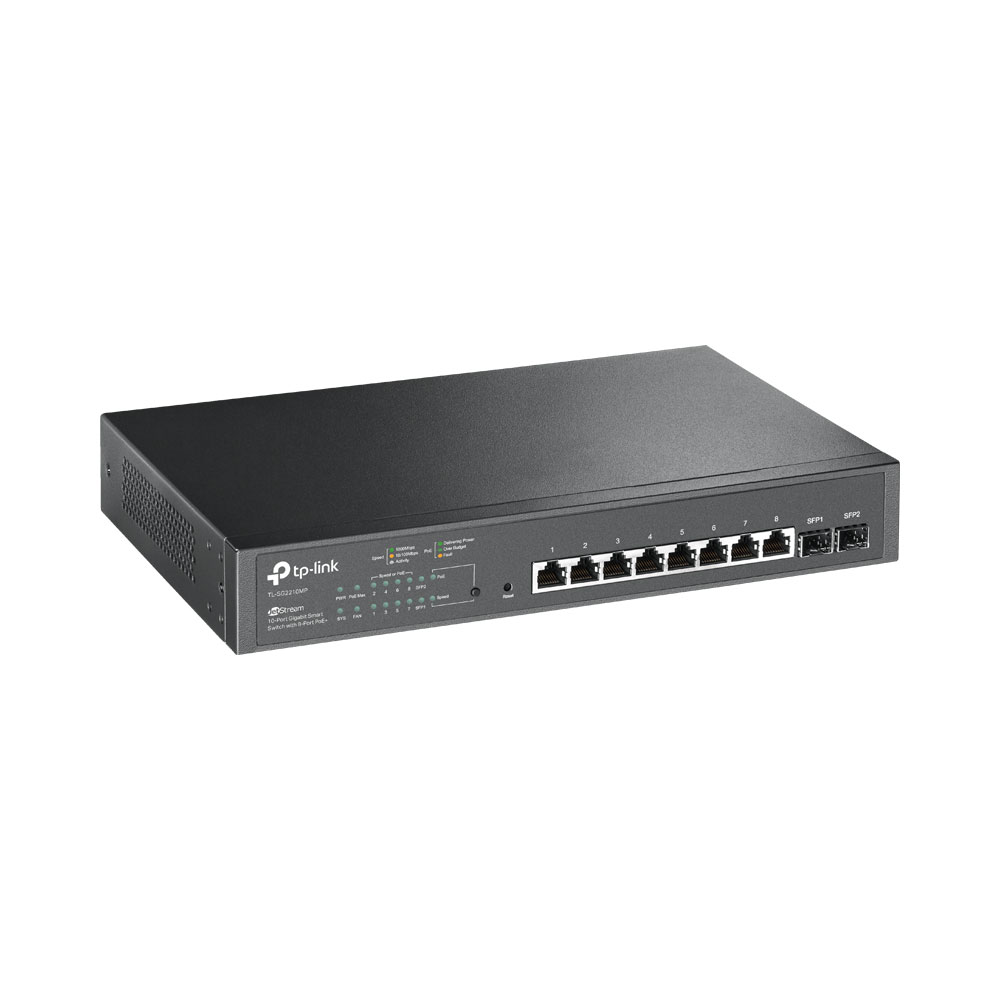TP-Link 8-PORT POE+, 2SFP GBE OMADA CLOUD SWITCH