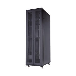 LinkQnet 42U 600X1000MM FR DBL DOORS MESH 4 FANS,3 SHELVES