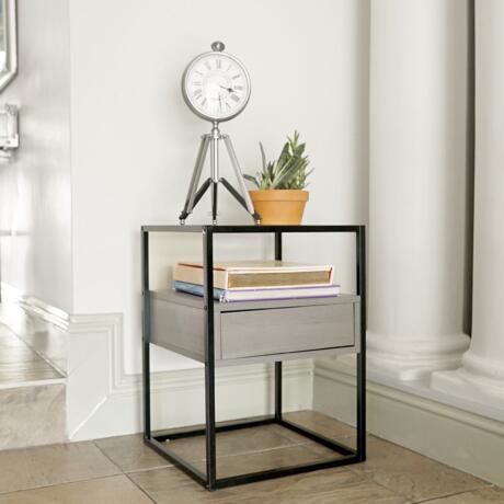 Fine Living Athens Side Table - Grey
