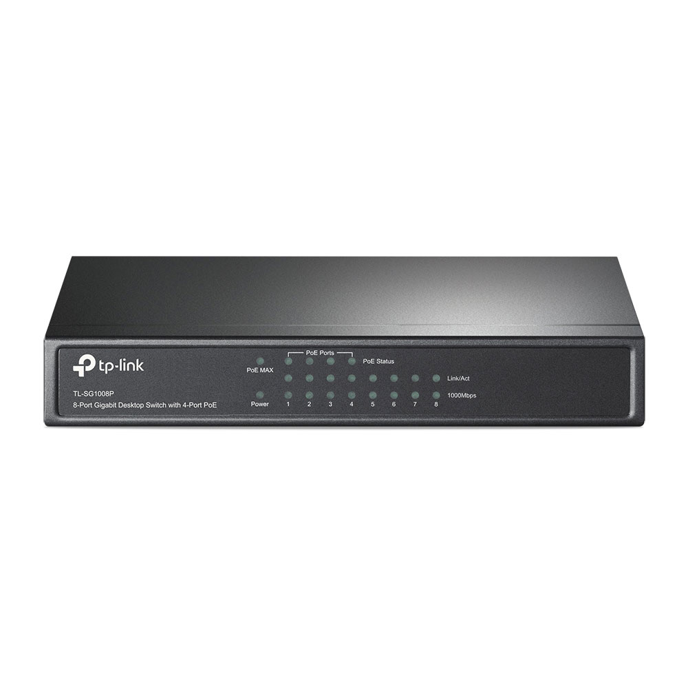 TP-Link 8-PORT GBE 4-PORT POE DESKTOP SWITCH