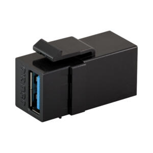 LinkQnet USB3.0 FEMALE KEYSTONE ADAPTER BLACK