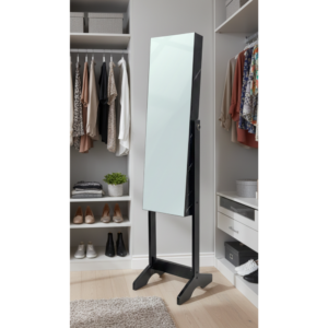 Crystaline Jewelry Cabinet - Marble Black - Fine Living