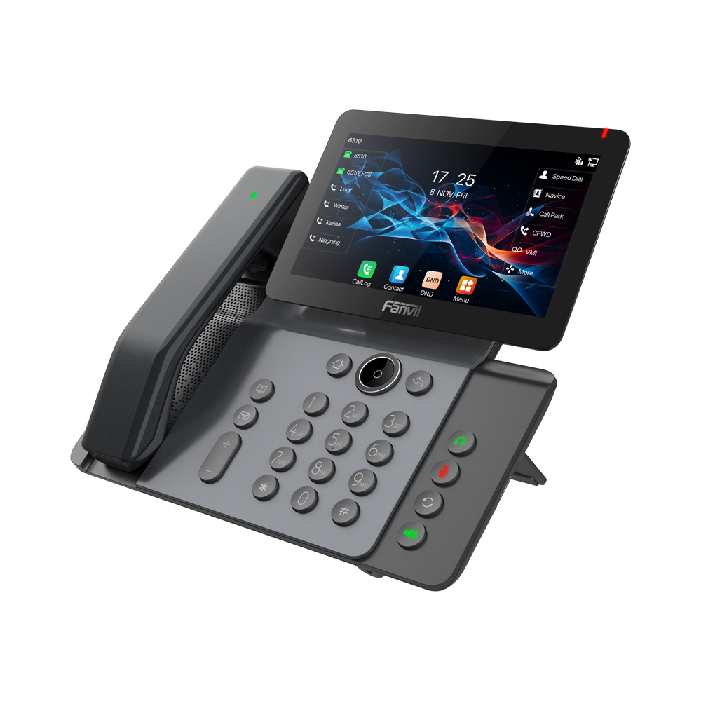 Fanvil V66 PRO PRIME BUSINESS IP PHONE WITH CORDLESS HANDSET, 7" ROTATABLE COLOUR TOUCH SCREEN, WI-FI 6, BLUETOOTH, GIGABIT AND POE SUPPORT