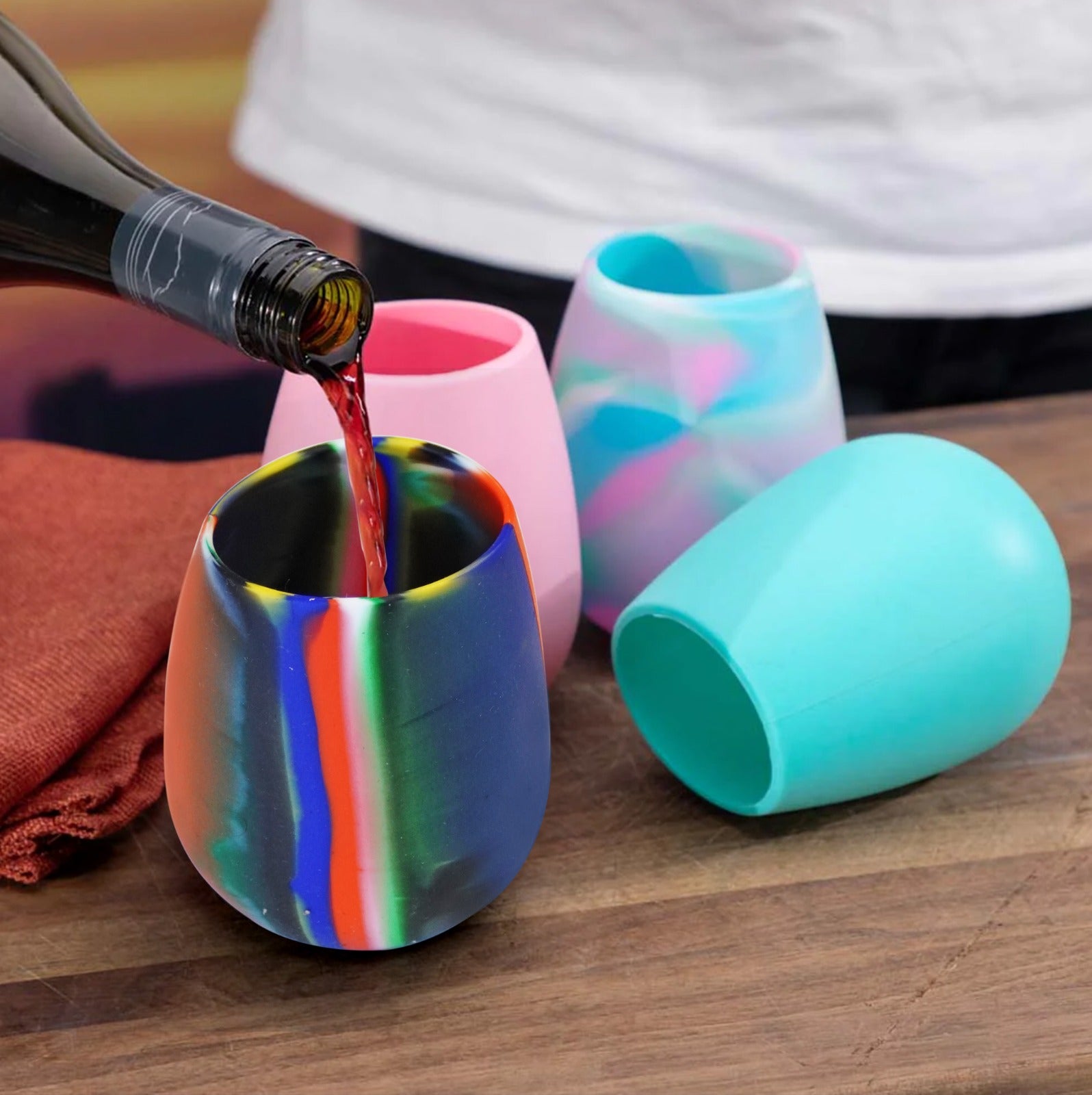 Rainbow Nation Silicone Cup - 350ml - Image 4