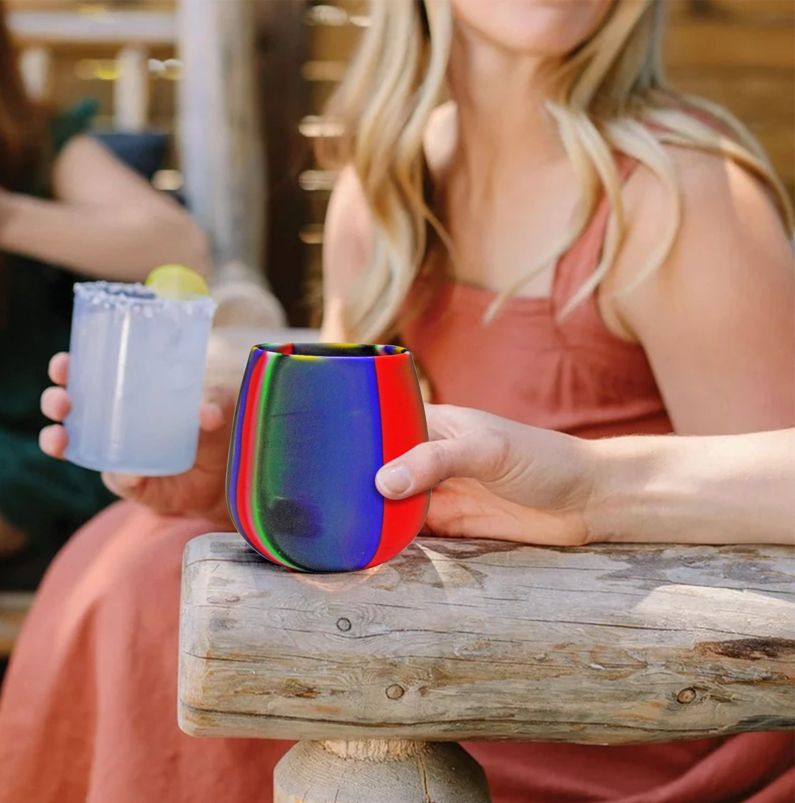 Rainbow Nation Silicone Cup - 350ml - Image 3