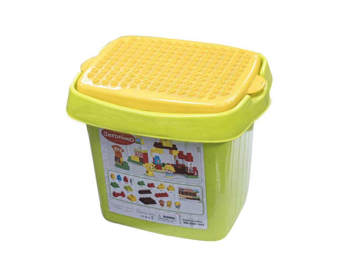 Jeronimo Block Bucket - Green 58pc - Image 4