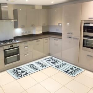 My Rules Kitchen Mat - 2pc