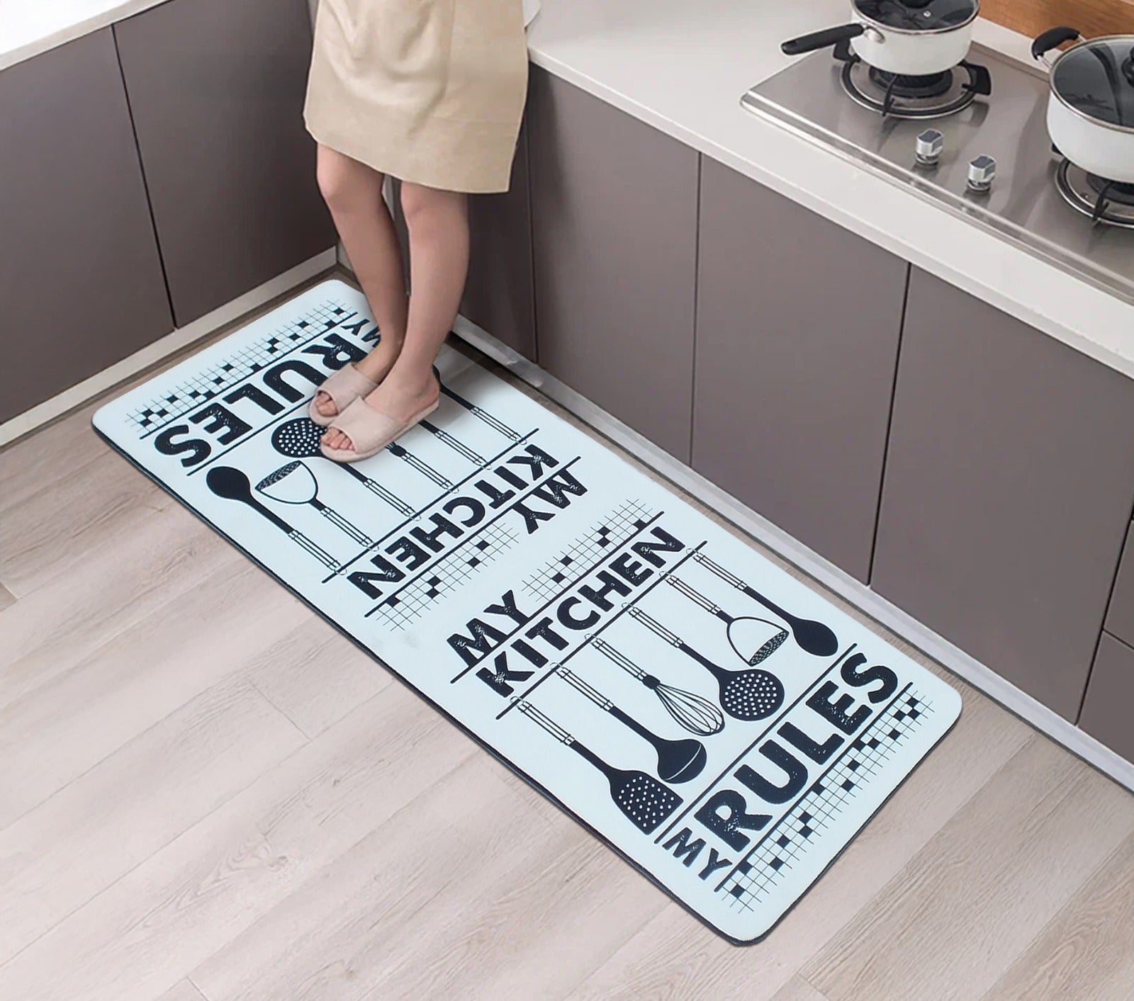 My Rules Kitchen Mat - 2pc - Image 10