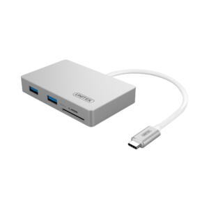 Unitek USB-3 TYPE-C 2-PORT HUB,M C READ  (Y-9319)