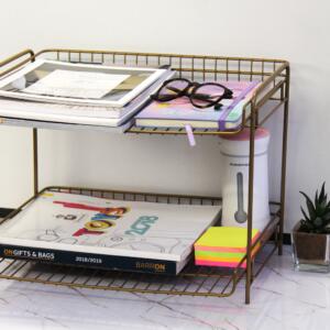 Worqu - Desk Organiser- Double