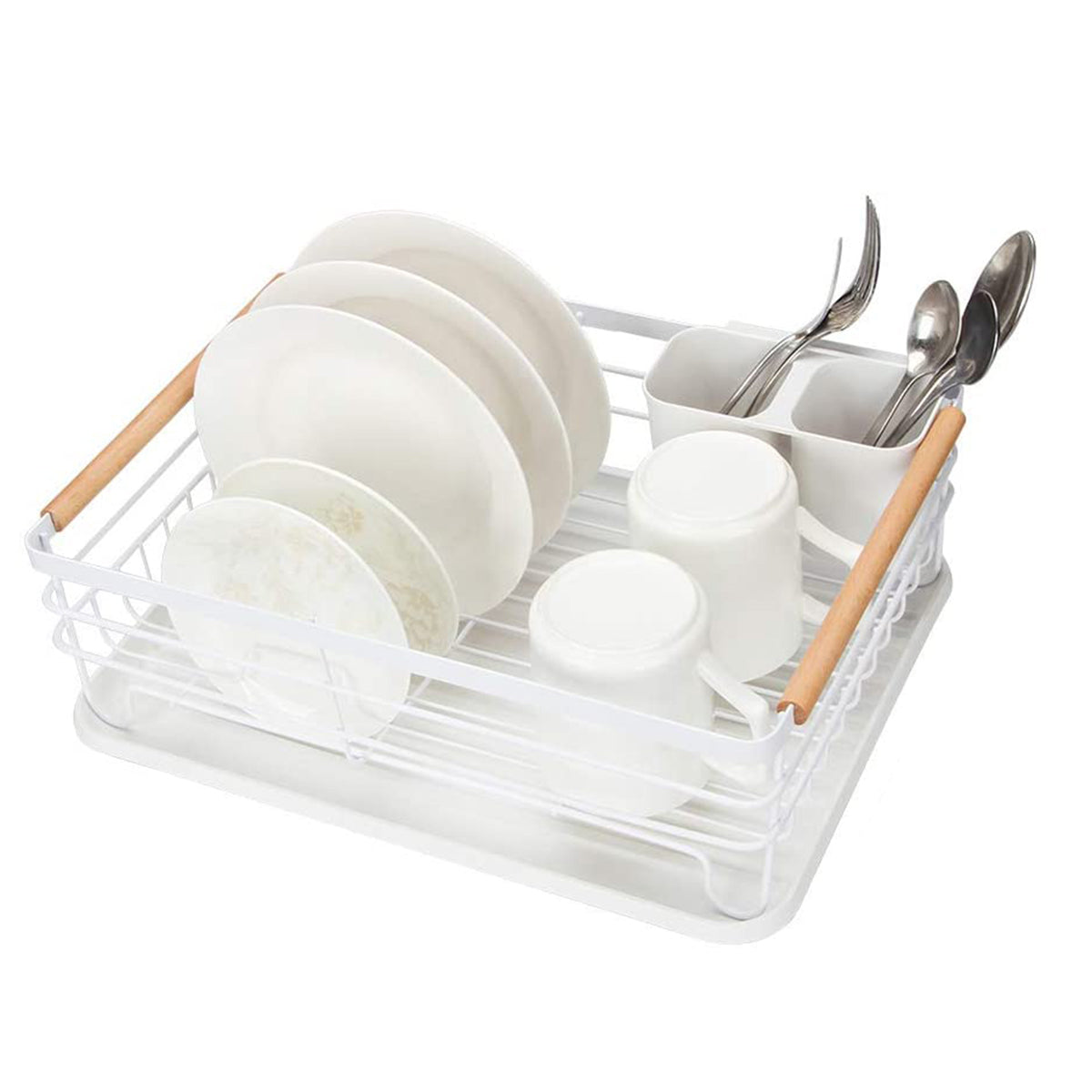 Fine Living MASIMO Dish Rack - Matte White - Image 3