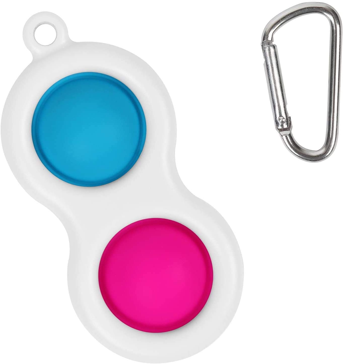 Mini Simple Dimple Fidget Toy Blue - Pink - Image 2