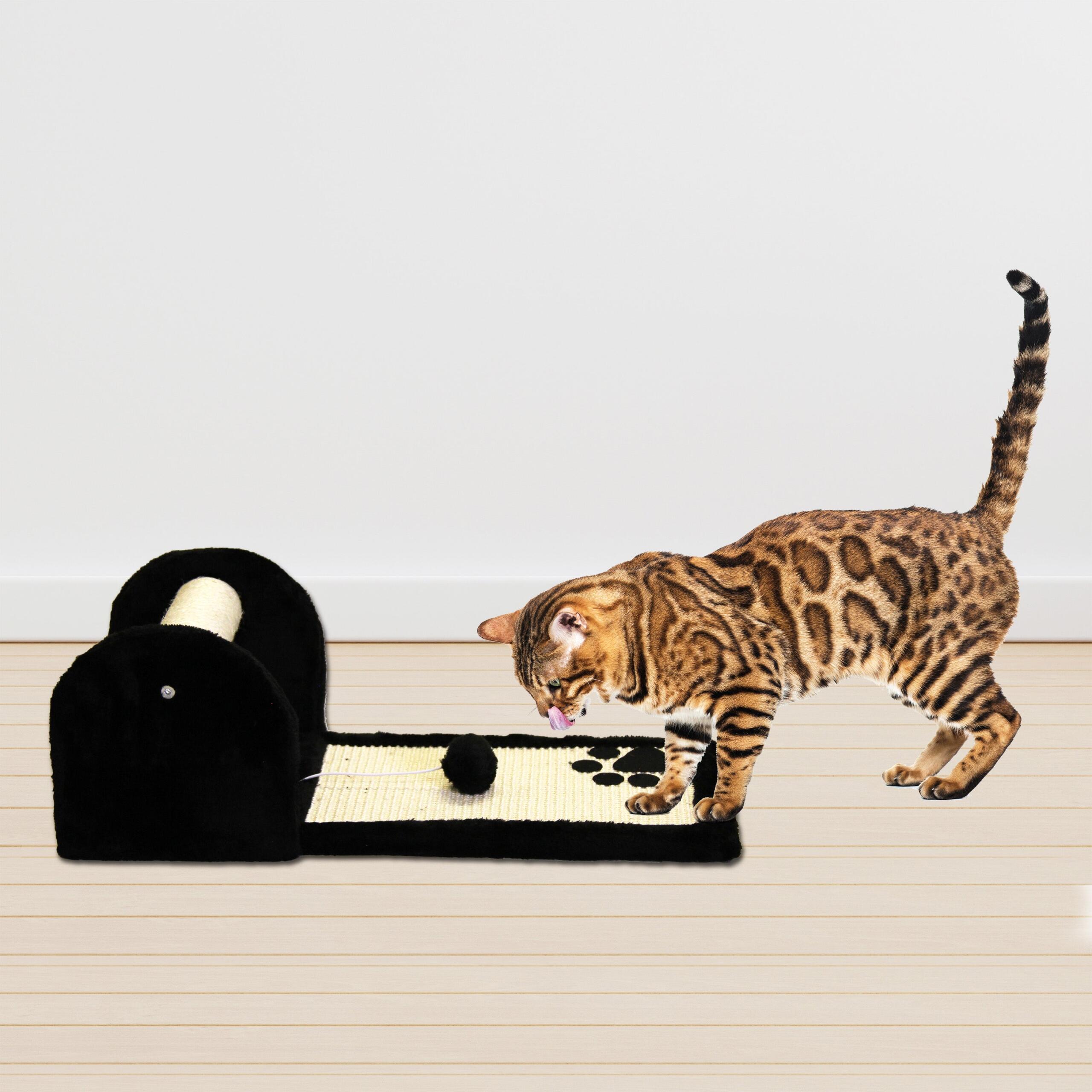 Rex-Rolling Paw Cat Scratcher. Black