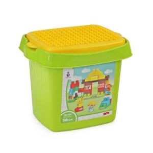 Jeronimo Block Bucket - Green 58pc