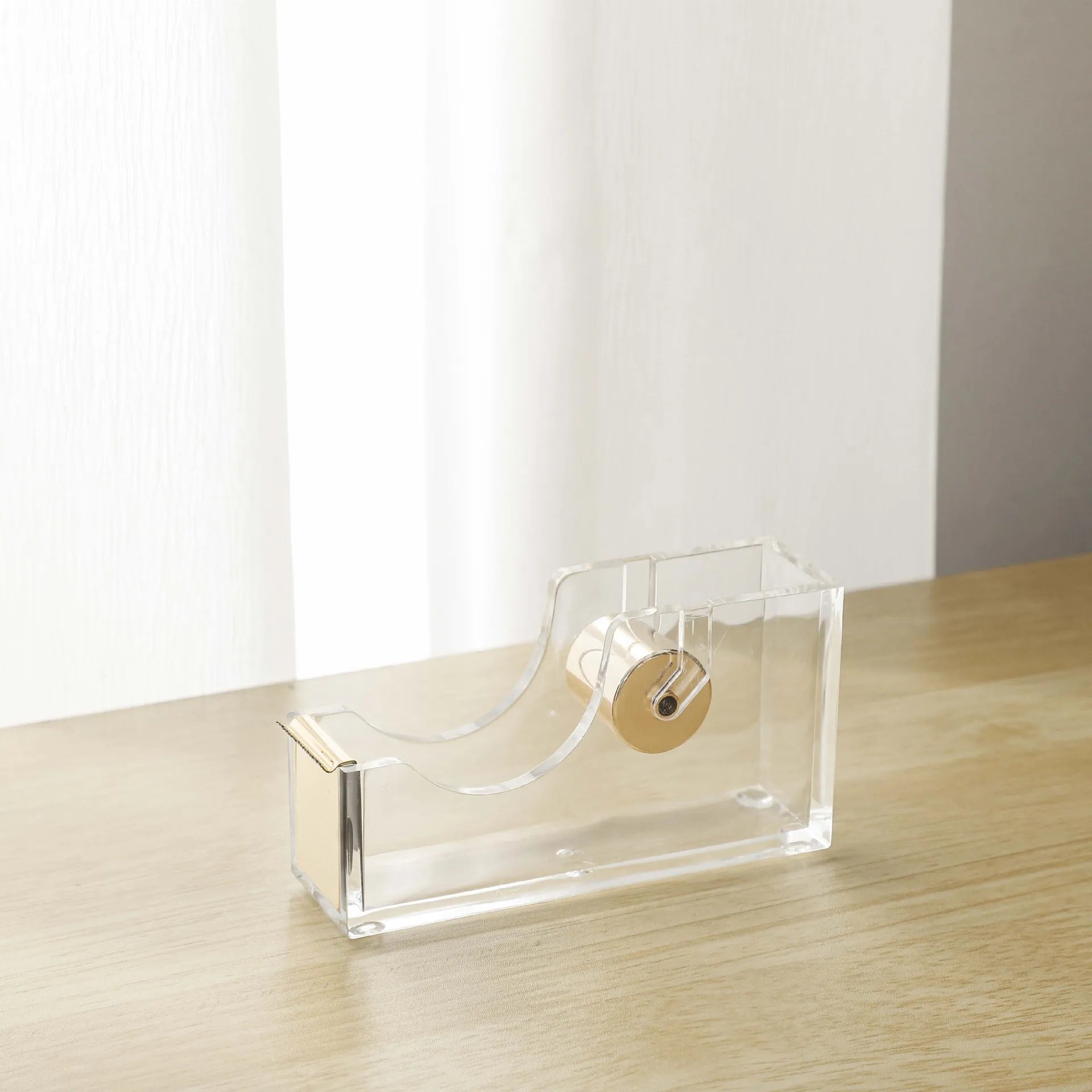 Acrylic Sellotape Holder - Gold - Image 2