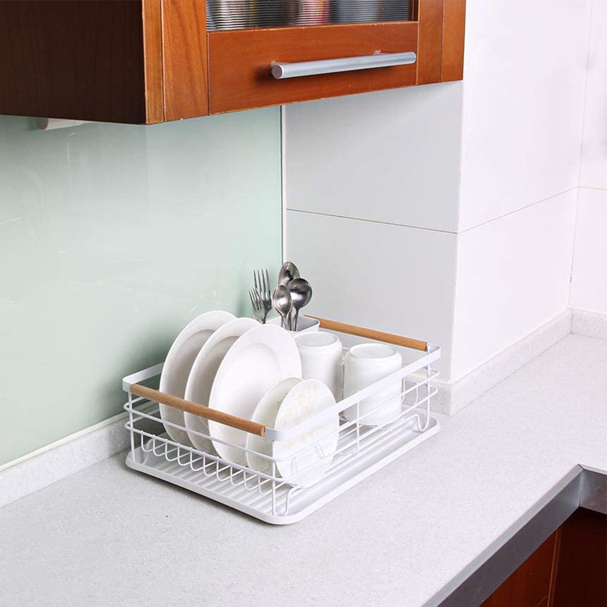 Fine Living MASIMO Dish Rack - Matte White - Image 2