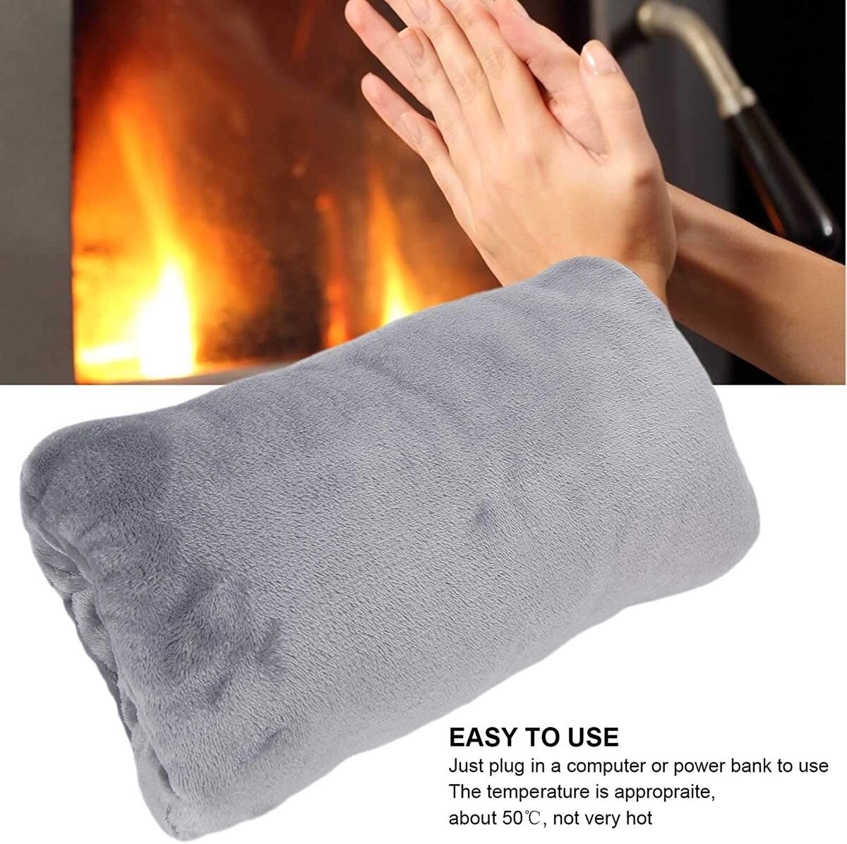 USB Hand Warmer Pouch - Fine Living - Image 4